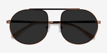 Bronze Calculate -  Métal Lunettes de soleil