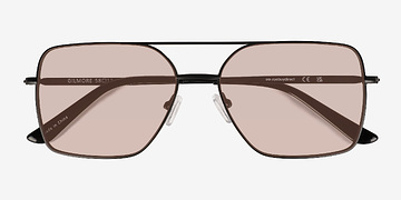 Noir Gilmore -  Métal Lunettes de soleil