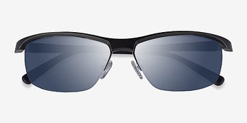 Matte Gray Black Yard -  Plastique Lunettes de soleil