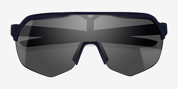 Matte Navy Orange Vert -  Plastique Lunettes de soleil