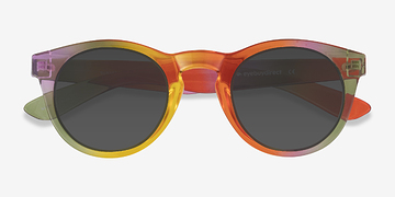  Yellow  Sunset -  Plastique Lunettes de soleil