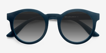 Matte Blue Oasis -  Plastique Lunettes de soleil