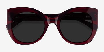 Burgundy June -  Acétate Lunettes de soleil