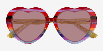 Blue Red Rainbow  Euphoria -  Acétate Lunettes de soleil