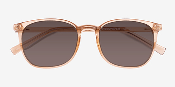 Crystal Light Brown  Redwood -  Plastique Lunettes de soleil