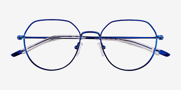 Shiny Blue Zeus -  Titanium Lunettes de vue