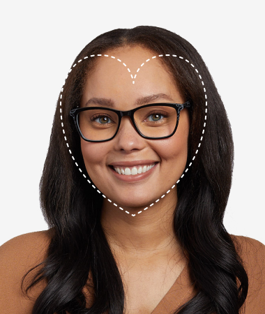 Lunettes pour visages en cœur