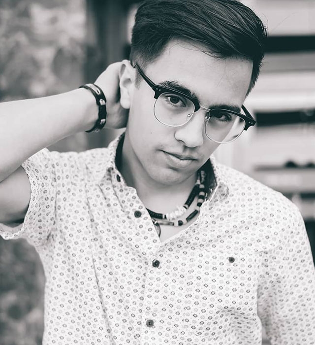 Black-Square-Eyeglasses for Men