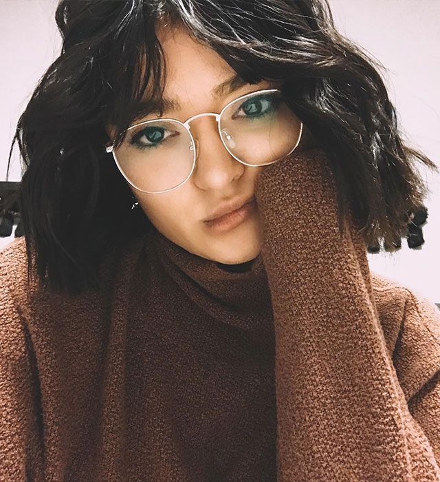 Silver-Square-Eyeglasses for Women