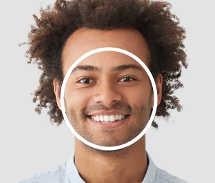 Montures pour homme avec un visage rond