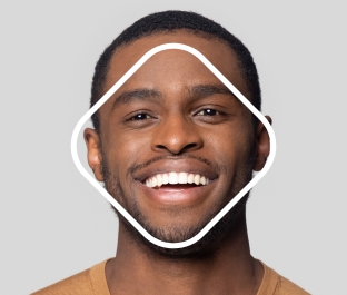 Montures pour homme avec un visage en forme de losange